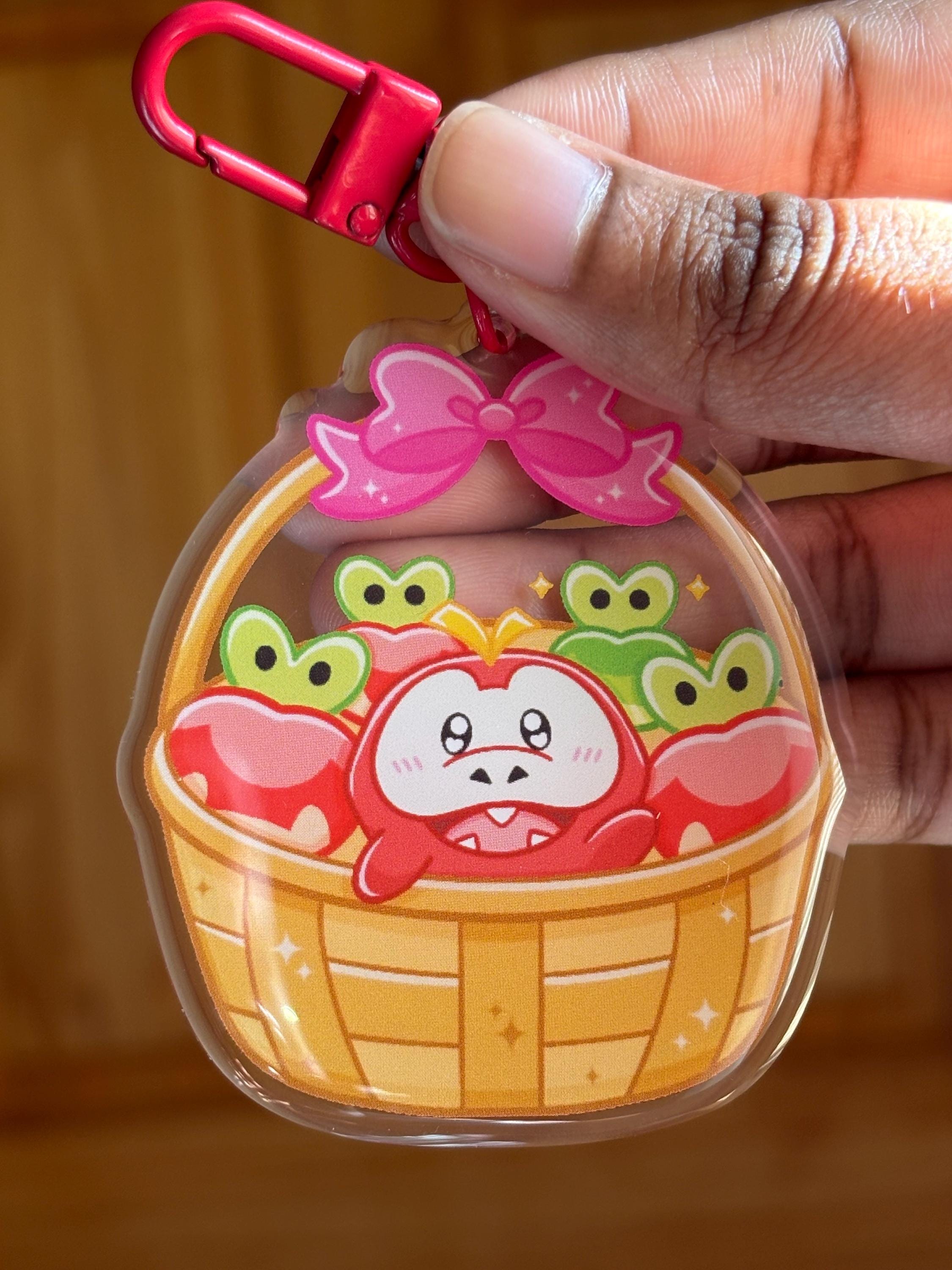 Fuecoco, Appletun, and Applin Acrylic Keychains - Etsy