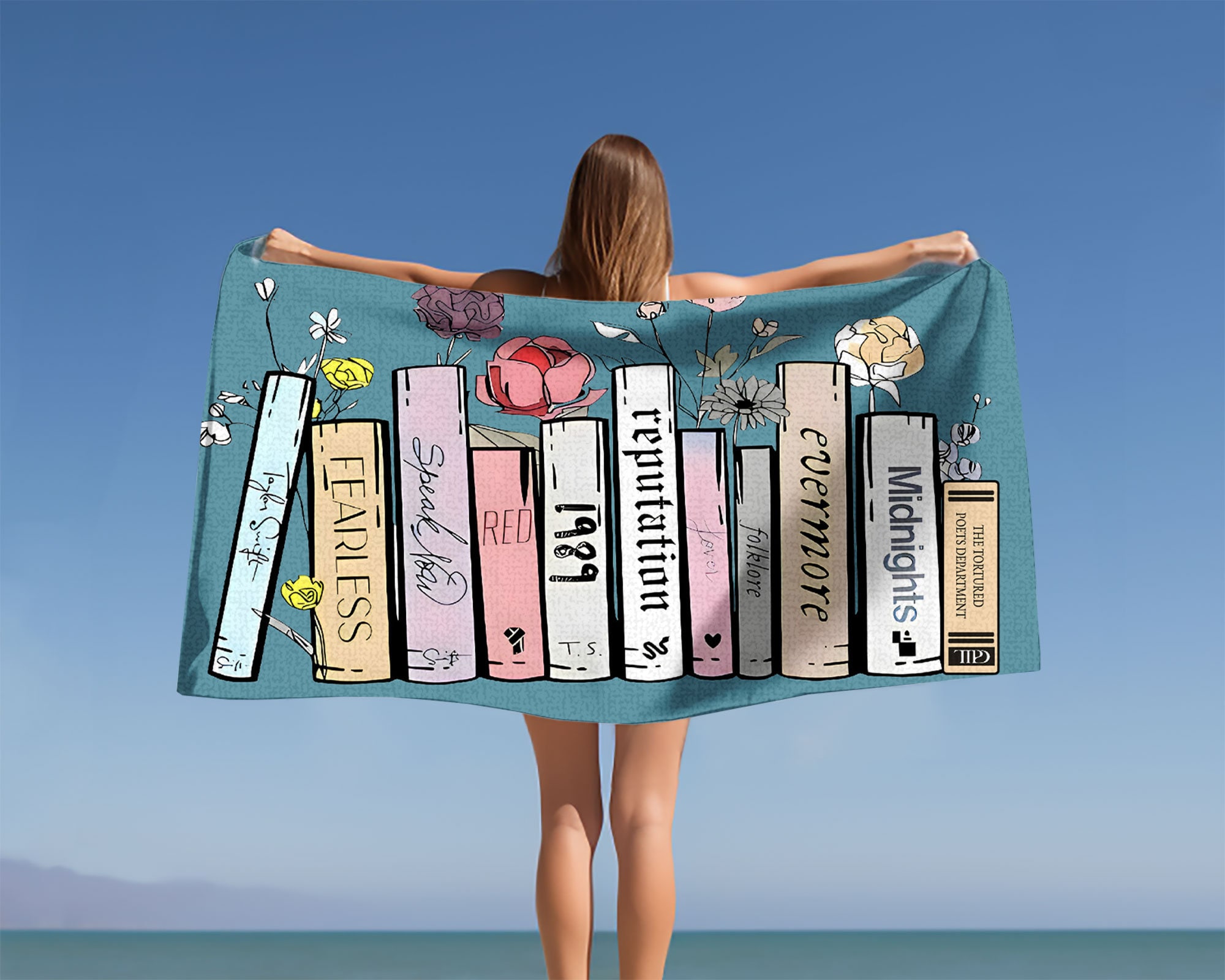 TTPD Album - Taylor Albums Beach Towel - Unique taylor version Gift