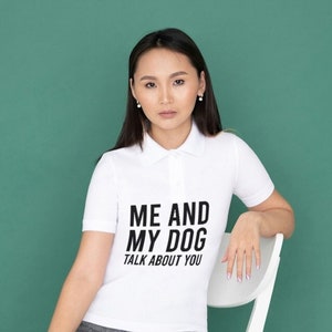 Mon chien et moi parlons de vous SVG et PNG