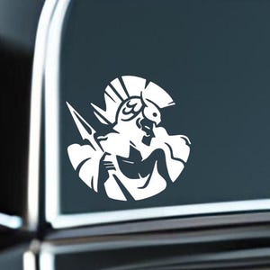 Decal - ATHENA Goddess Decal – Vinyl Sticker of the Greek Goddess of Wisdom and War – Mythological Art for Laptops, Cars, or Spiritual Decor