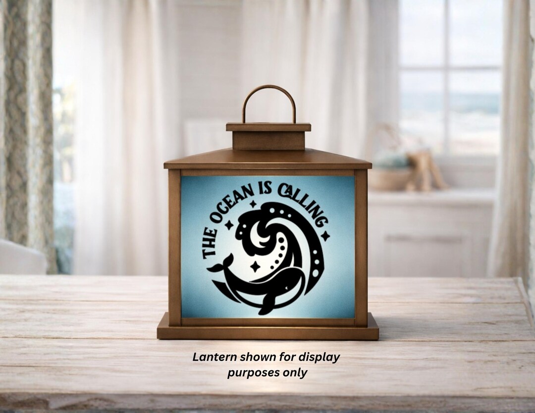 The Ocean is Calling Whale Wave Vinyl Decal – Beach Lover Gift, Car ...