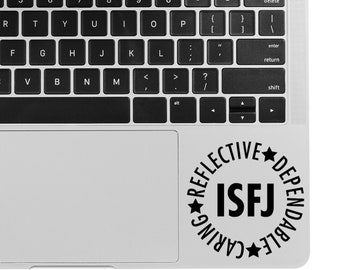 Vinyl Decal - ISFJ Defender – MBTI Car Decal | Loyal Vinyl Personality Sticker for Cars, Laptops & More