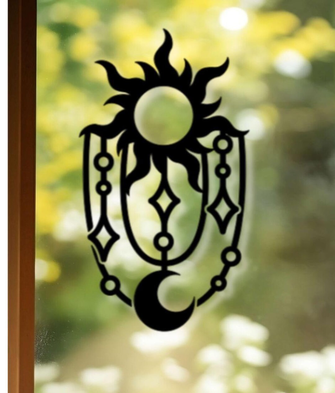 Sun and Moon Whimsy! Celestial and Mystical Vinyl Decal – Car, Laptop ...