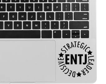 Vinyl Decal - ENTJ Commander – MBTI Car Decal | Bold Vinyl Personality Sticker for Cars, Laptops & More