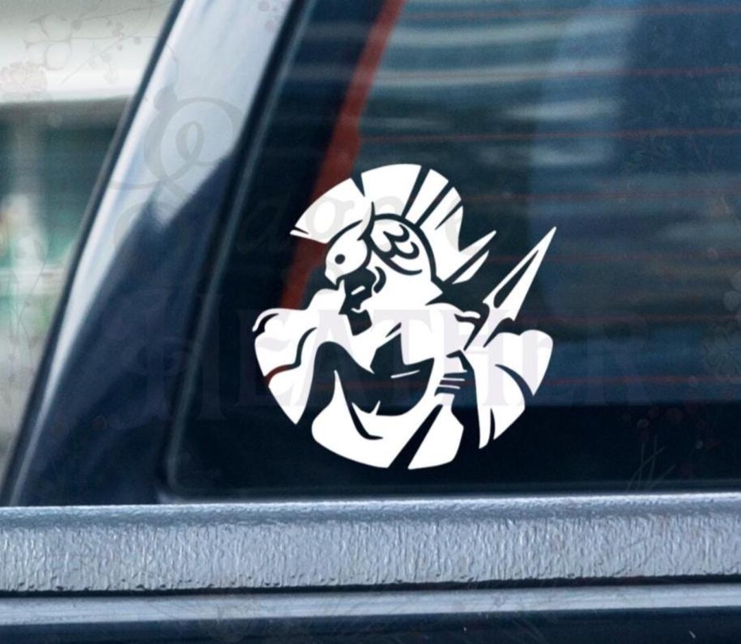 Athena Goddess Decal: Greek Mythology Vinyl Sticker for Laptop, Car ...