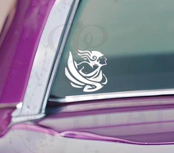 Hermes Vinyl Decal – Greek God, Winged Helmet, Mythology Sticker