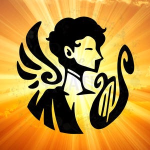 Apollo Harp Vinyl Decal: Greek God of Music - Waterproof & Weatherproof