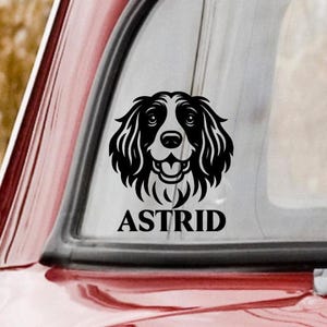 Custom English Springer Spaniel Decal: Dog Breed Vinyl Sticker