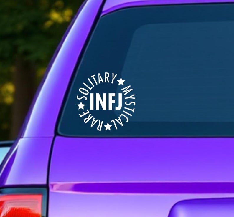 Introvert Mode Vinyl Decal: INFJ Personality Sticker - Etsy