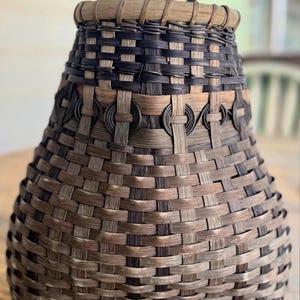 Unique Rustic Handwoven Backpack with Adjustable Shoulder Straps