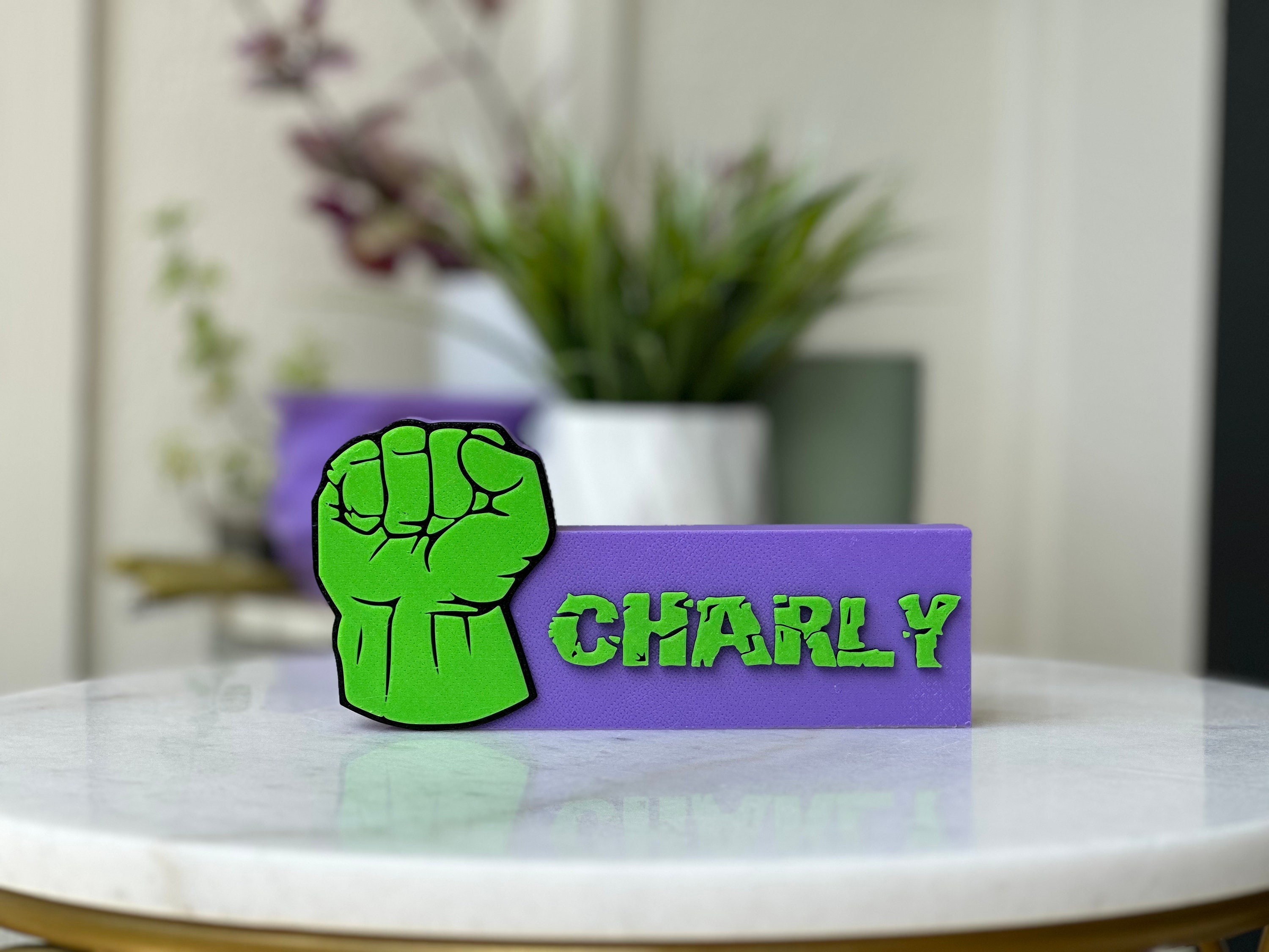Comic book Superhero Name Sign Teacher Desk Name Plate Classroom Decor Personalized Gift for Boys Boyfriend Dad