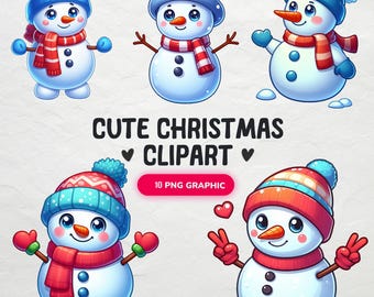 10 imágenes prediseñadas de muñeco de nieve, Navidad, muñeco de nieve de invierno, imágenes prediseñadas de muñeco de nieve festivo, imágenes prediseñadas de muñeco de nieve lindo, PNG de muñeco de nieve lindo, uso comercial
