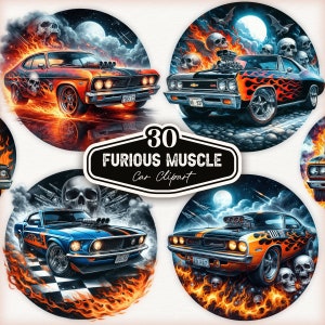 Furious Muscle Cars, American Muscle Cars, Classic Car Clipart, Muscle Classic American Cars, Car Lover Image, Vintage Cars, Car Graphics