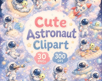 Imágenes prediseñadas de astronautas lindos, imágenes PNG del espacio exterior en acuarela, imágenes prediseñadas de galaxias en acuarela, imágenes PNG de cumpleaños, imágenes PNG de cohetes, planetas, imágenes prediseñadas de extraterrestres, imágenes PNG de ovnis