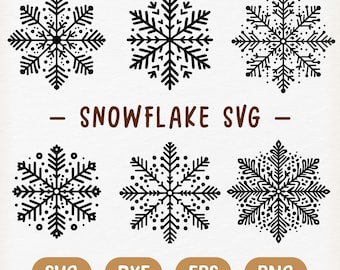 Snowflake svg, Snowflake Cutfile svg, Winter svg, Christmas Snowflake Cricut, Christmas Decor svg, Snowflake Cut File, Snowflake Silhouette
