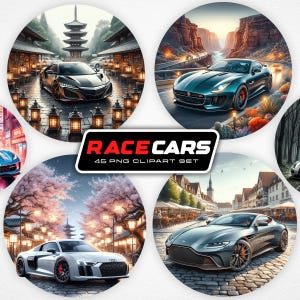 Aquarel slanke supercars 45 PNG, sportwagen clipart, Racing PNG, raceauto, luxe voertuigen sublimatie ontwerpen, snelle auto digitale download