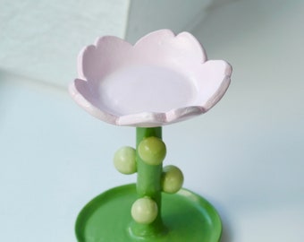 Handmade Cherry Blossom Jewellery Stand | Ring Holder | Birthday Gift | Gift for Her | Mother's Day Gift