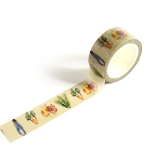 Cinta washi con diseño de huerto de gallinas de Farmgirl