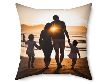 Personalized Photo Gift Mothers Day Pillow