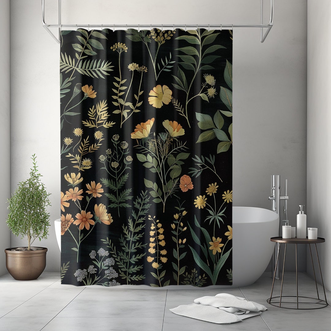 Botanical Night Shower Curtain NCU0DDK2399