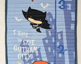 La altura de un héroe DC Comics, manta de bebé