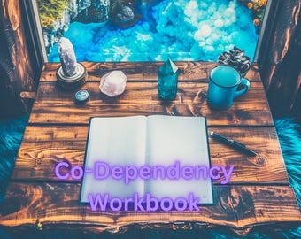 Co Dependency Workbook Printable | Self Awareness, Boundaries, Relationship Healing, Journaling Prompts & Personal Growth Tools