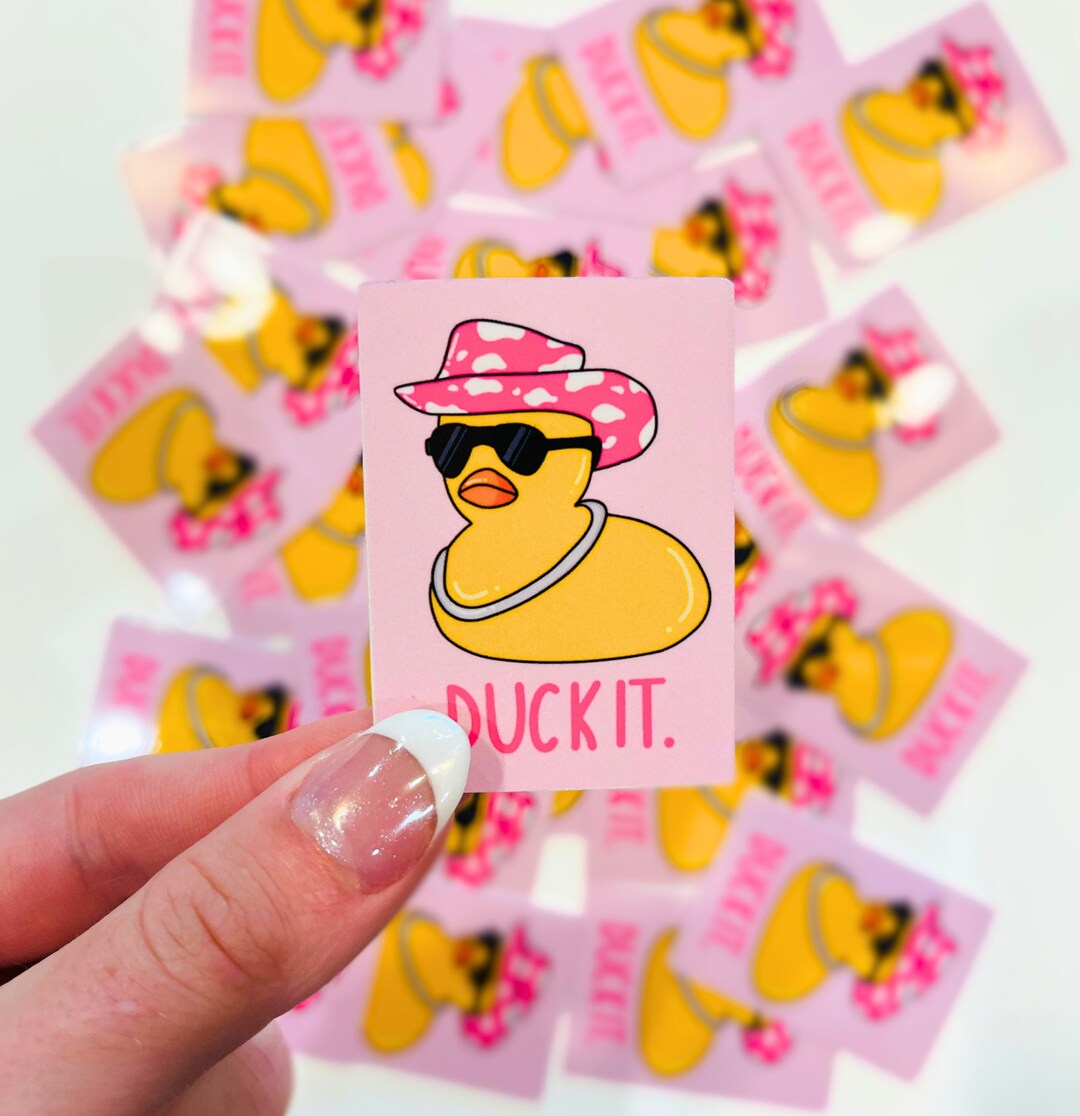 Duck It Sticker | Waterproof Sticker | Water Bottle Sticker | Laptop ...