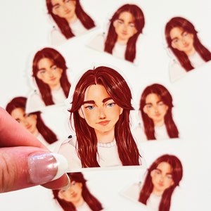 Cute Girl Sticker | Waterproof Sticker | Water Bottle Sticker | Laptop Sticker