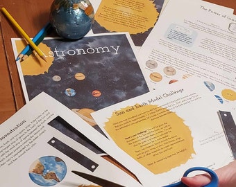 Homeschool Astronomy Morning Basket – Space Study Unit (Digital Download)