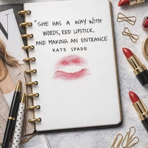 Personal Wide Planner Inserts: Kate Spade Style (Digital Download A5 & 4.75x6.75 inches)