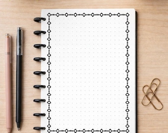 Disc Bound Dot Grid Planner Insert | Junior Size (Digital Download)