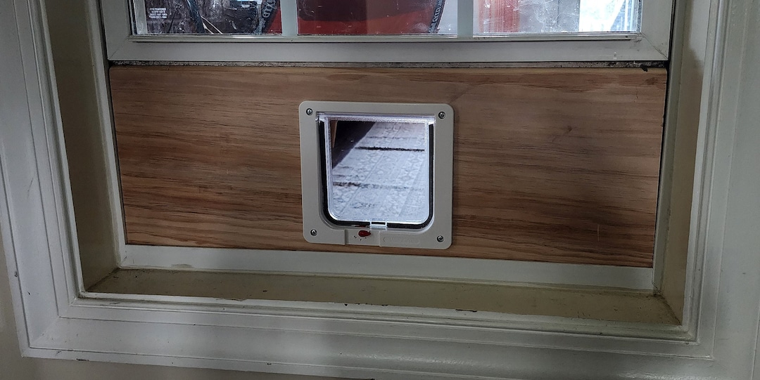 Custom Cat Door for Window Etsy