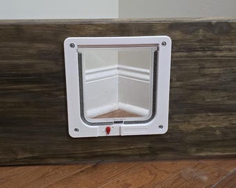 Custom Katzentür für Fenster