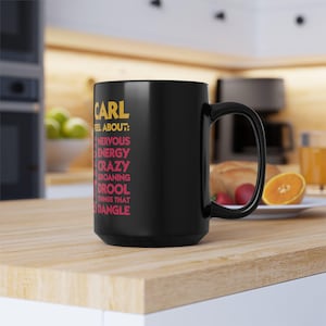 Tazza Princess Donut "Davvero, Carl. Sai cosa provo per..." / Nera 15 oz immagine 7