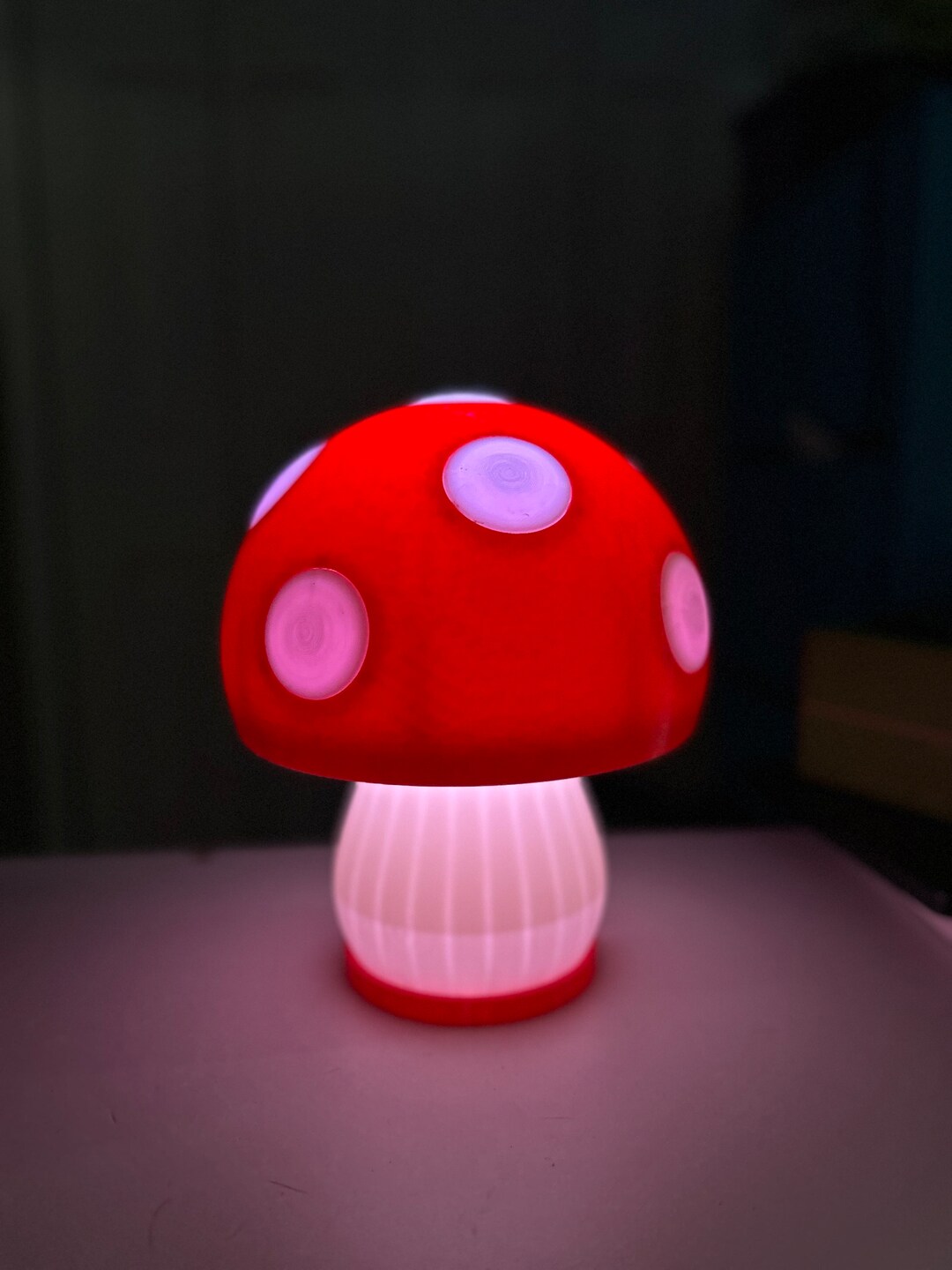 Color Changing Mushroom Lamp - Etsy