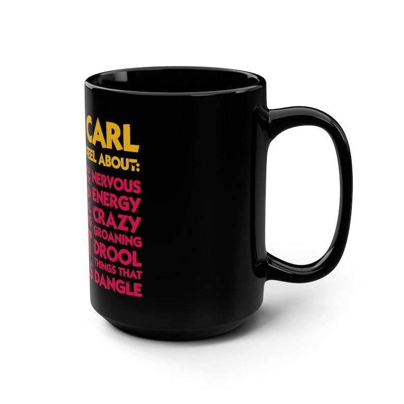 Tazza Princess Donut "Davvero, Carl. Sai cosa provo per..." / Nera 15 oz immagine 2