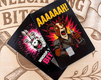 Skin per carte di credito DCC Fan Art - Sto urlando Carl, Sluggalos e Prepotente