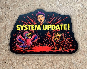 Katia - All Liquids Must Be In A Container Vinyl Sticker - Dungeon Crawler Carl Fan Art