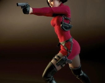 Ada Wong Resident Evil - STL File - (Unsupported) 3D print model, STL file for 3D printers, 3D figures