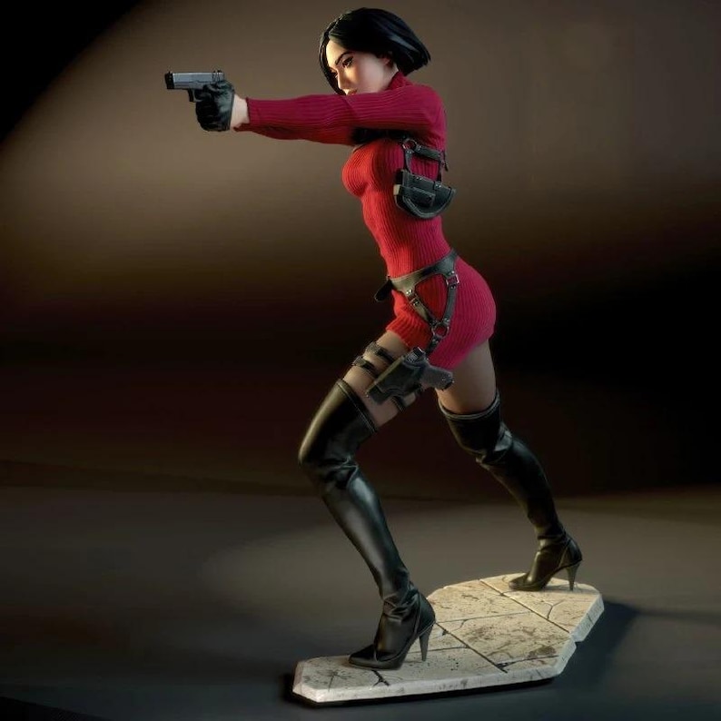 Ada Wong Resident Evil - STL File - (unsupported) 3D Print Model, STL ...