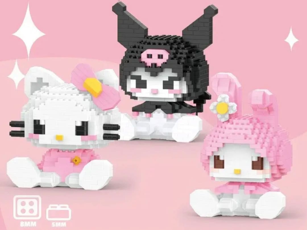 Hello Kitty Sanrio Bricks Puzzle Gift Etsy Hello Kitty Sanrio Bricks Puzzle Gift Etsy