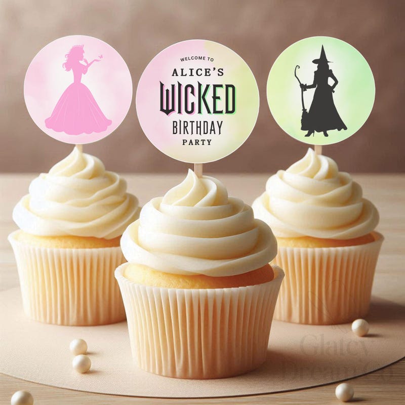 Wicked Musical Cake Topper - Etsy
