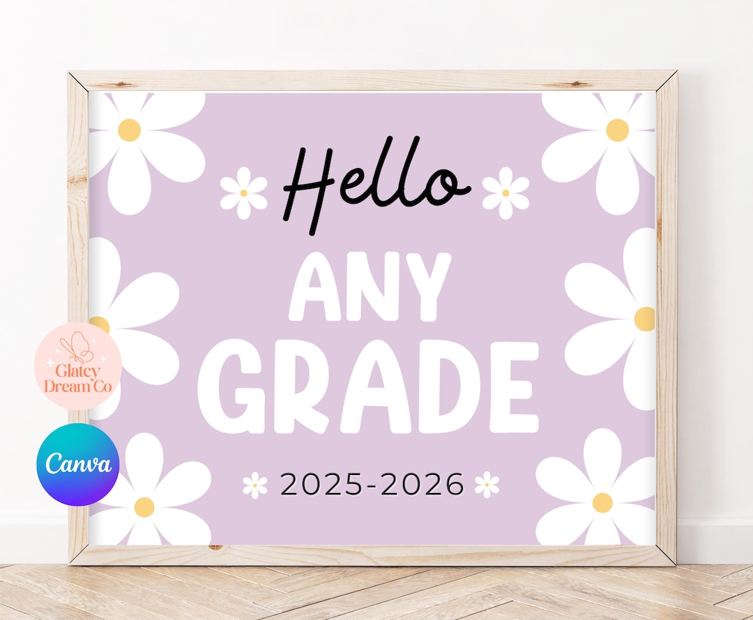 editable-hello-goodbye-any-grade-sign-floral-girly-purple-groovy