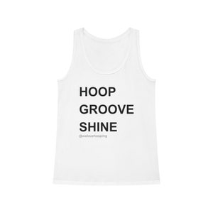 Hooper Shirt, 100% organic cotton, hula hoop, hoop dance, hoop fitness, hula hooping, training, workout image 2