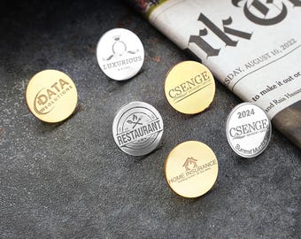 Custom Logo Lapel Pin, Personalized Design Brooch, Company Logo Badge Pin