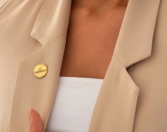 Personalized Lapel Pin with Logo, Custom Bulk Pins , Gift for Employee