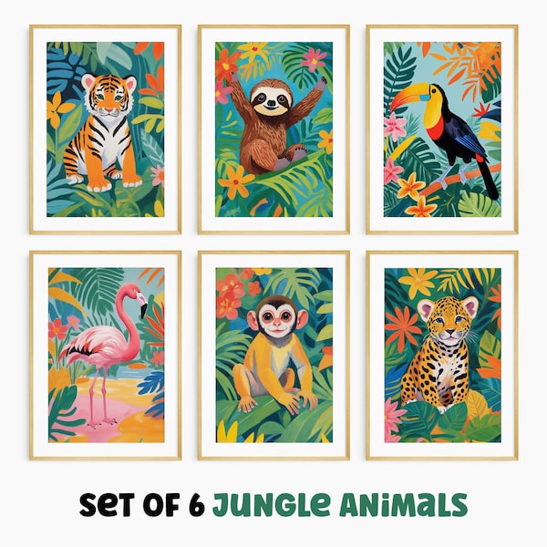 Jungle Wall Art - Etsy