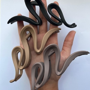 Minimalist Hair Claw Clips for Thick Hair/Strong Hold Everyday Accessory/Gift for Women & Teens