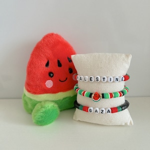 Palestine themed bracelet | Gaza bracelet | Watermelon bracelet | Jewellery | Charity bracelet (Profits will be donated to Palestine)