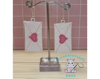 FSL Love Mail Earrings Embroidery Design